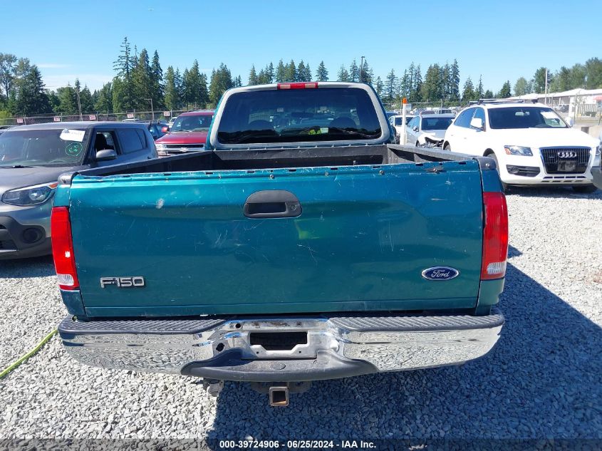 1998 Ford F-150 Lariat/Standard/Xl/Xlt VIN: 1FTZX1761WNA23110 Lot: 39724906