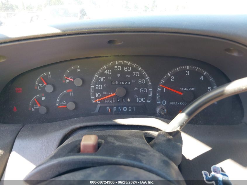 1998 Ford F-150 Lariat/Standard/Xl/Xlt VIN: 1FTZX1761WNA23110 Lot: 39724906