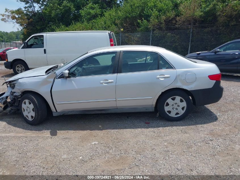 2005 Honda Accord 2.4 Lx VIN: 1HGCM56425A102055 Lot: 39724921