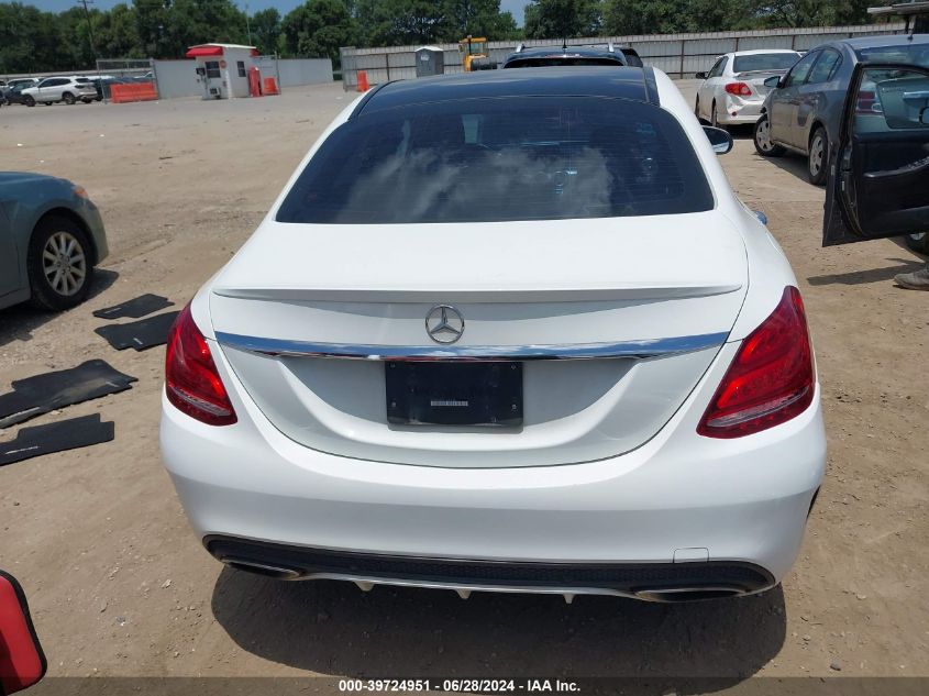 2016 Mercedes-Benz C 300 4Matic/Luxury 4Matic/Sport 4Matic VIN: 55SWF4KB9GU141416 Lot: 39724951