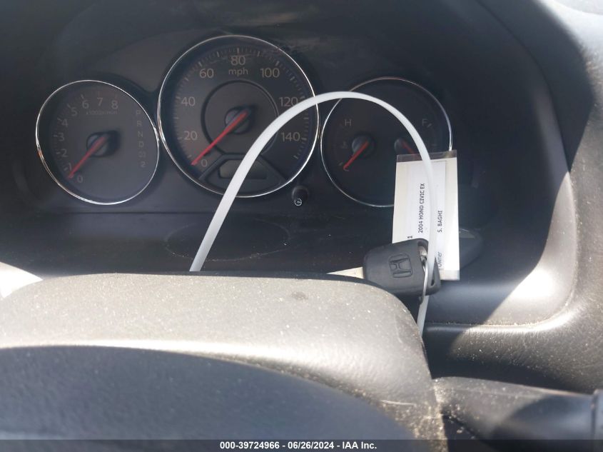 2004 Honda Civic Ex VIN: 2HGES26784H550453 Lot: 39724966