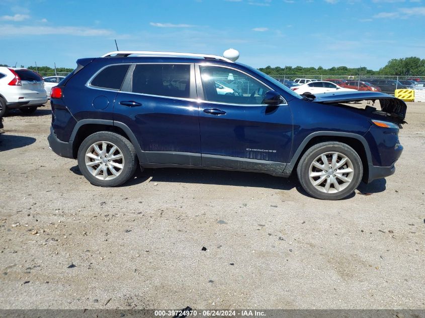 2016 Jeep Cherokee Limited VIN: 1C4PJMDB1GW330767 Lot: 39724970