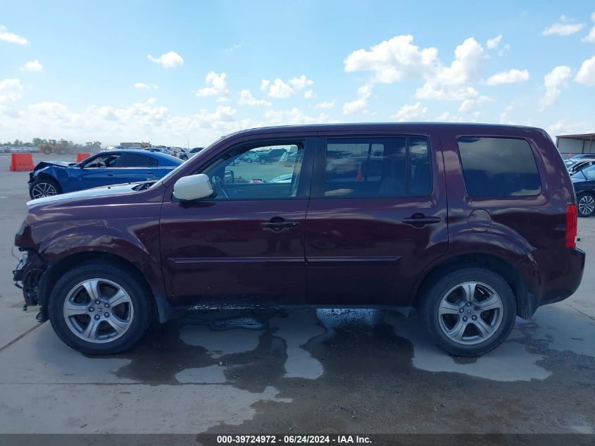 2012 Honda Pilot Ex VIN: 5FNYF4H46CB080538 Lot: 39724972