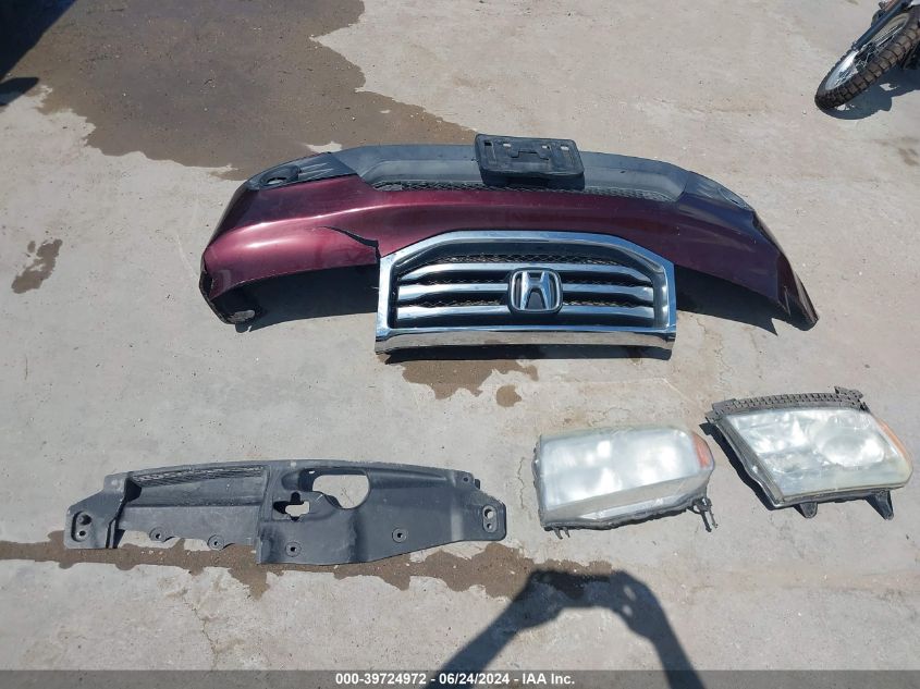 2012 Honda Pilot Ex VIN: 5FNYF4H46CB080538 Lot: 39724972