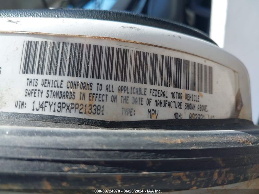 1993 Jeep Wrangler / Yj S VIN: 1J4FY19PXPP213381 Lot: 39724978