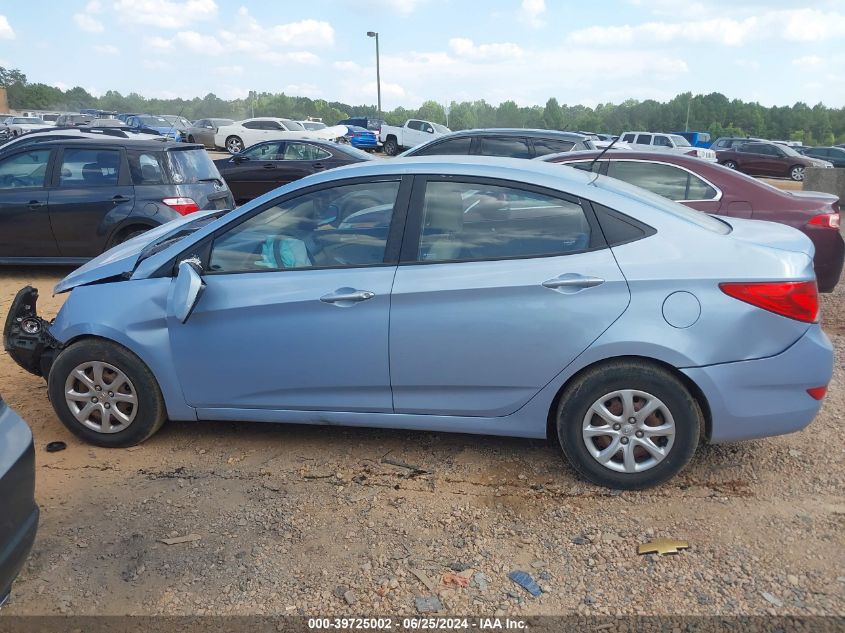 2013 Hyundai Accent Gls/Gs VIN: KMHCT4AE4DU490426 Lot: 39725002