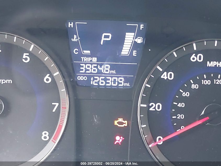 2013 Hyundai Accent Gls/Gs VIN: KMHCT4AE4DU490426 Lot: 39725002