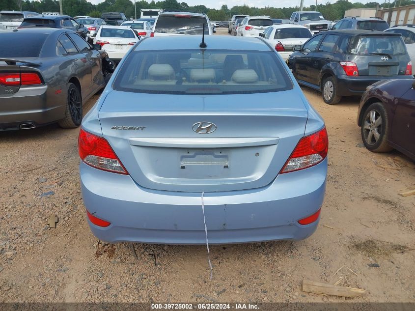 2013 Hyundai Accent Gls/Gs VIN: KMHCT4AE4DU490426 Lot: 39725002
