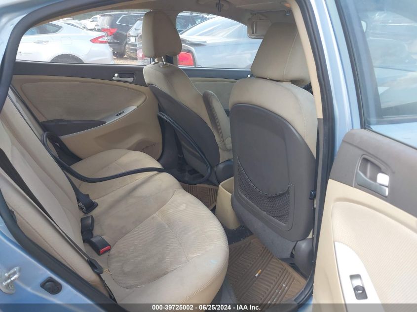 2013 Hyundai Accent Gls/Gs VIN: KMHCT4AE4DU490426 Lot: 39725002