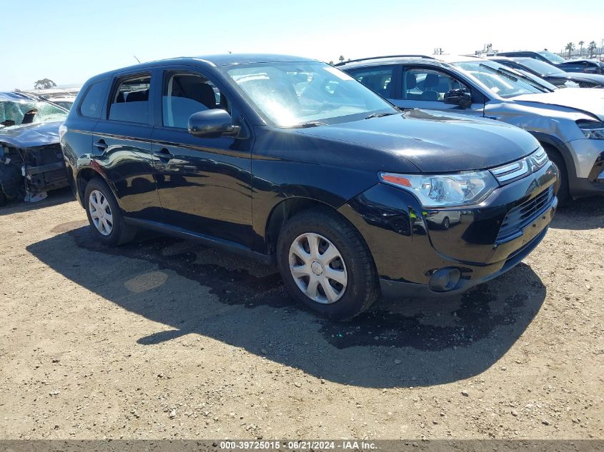 2014 Mitsubishi Outlander Es VIN: JA4AD2A32EZ004710 Lot: 39725015