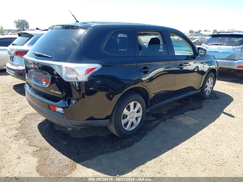 2014 Mitsubishi Outlander Es VIN: JA4AD2A32EZ004710 Lot: 39725015