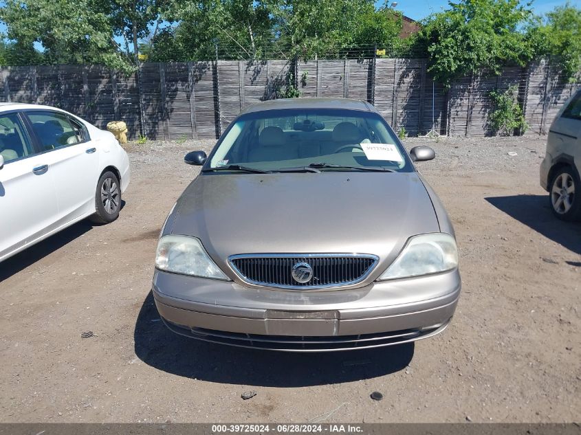 2002 Mercury Sable Ls Premium VIN: 1MEHM55S32G627489 Lot: 39725024