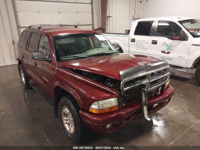 2002 Dodge Durango Slt VIN: 1B4HS48Z82F188397 Lot: 39725032