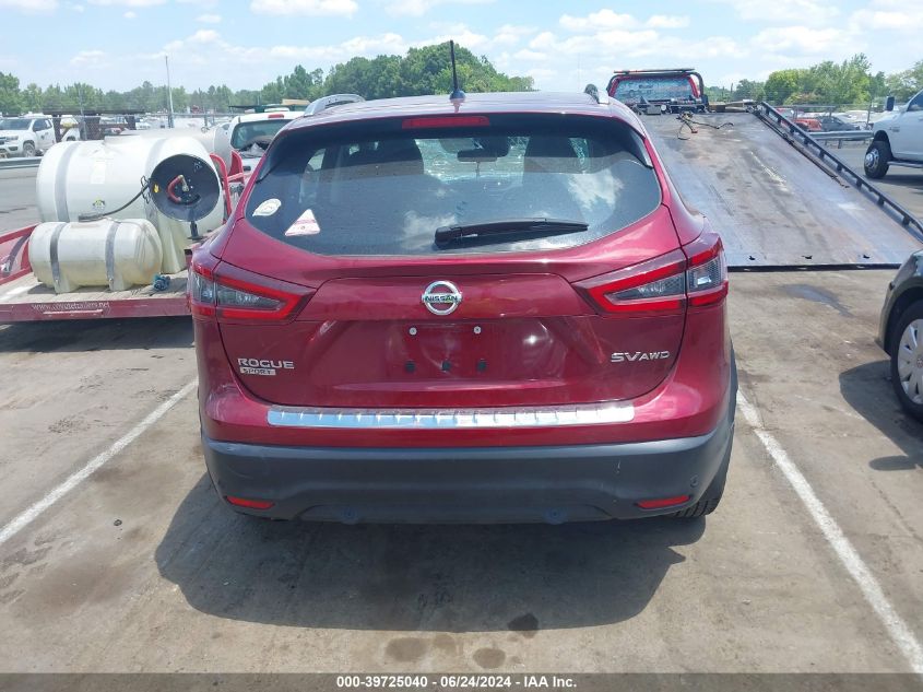 2022 Nissan Rogue Sport Sv Awd Xtronic Cvt VIN: JN1BJ1BWXNW489298 Lot: 39725040