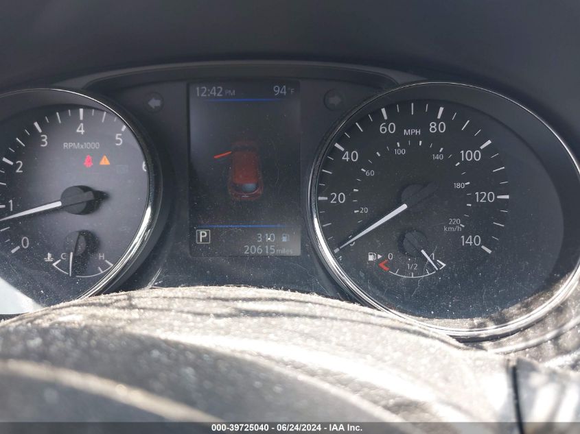 2022 Nissan Rogue Sport Sv Awd Xtronic Cvt VIN: JN1BJ1BWXNW489298 Lot: 39725040