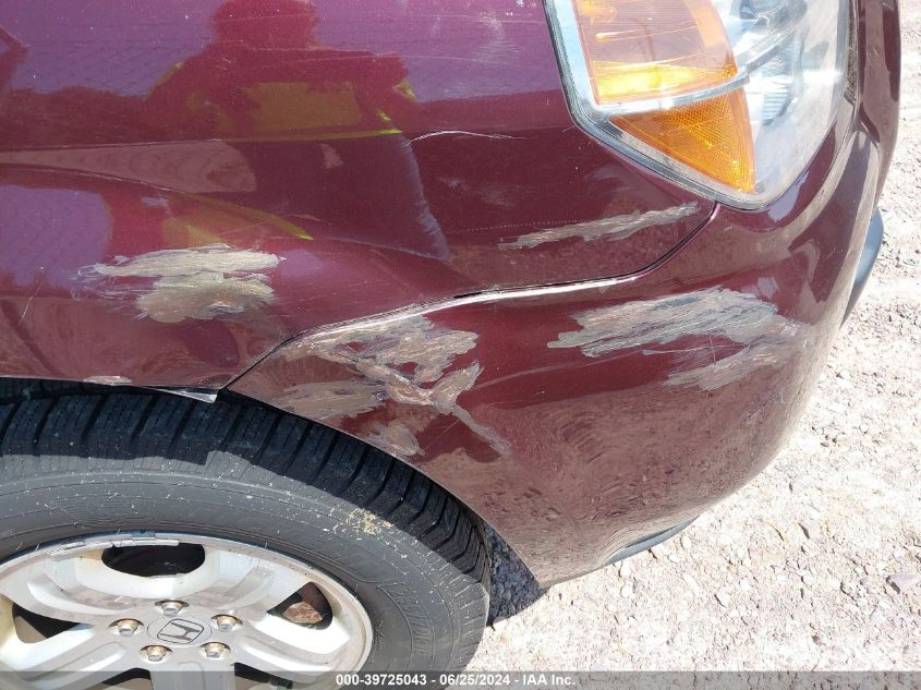 2007 Honda Pilot Lx VIN: 5FNYF18177B021332 Lot: 39725043