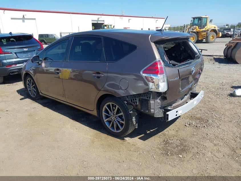 2015 Toyota Prius V Five VIN: JTDZN3EU9FJ033720 Lot: 39725073