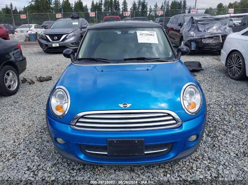 2011 Mini Cooper VIN: WMWSU3C58BT184544 Lot: 39725082