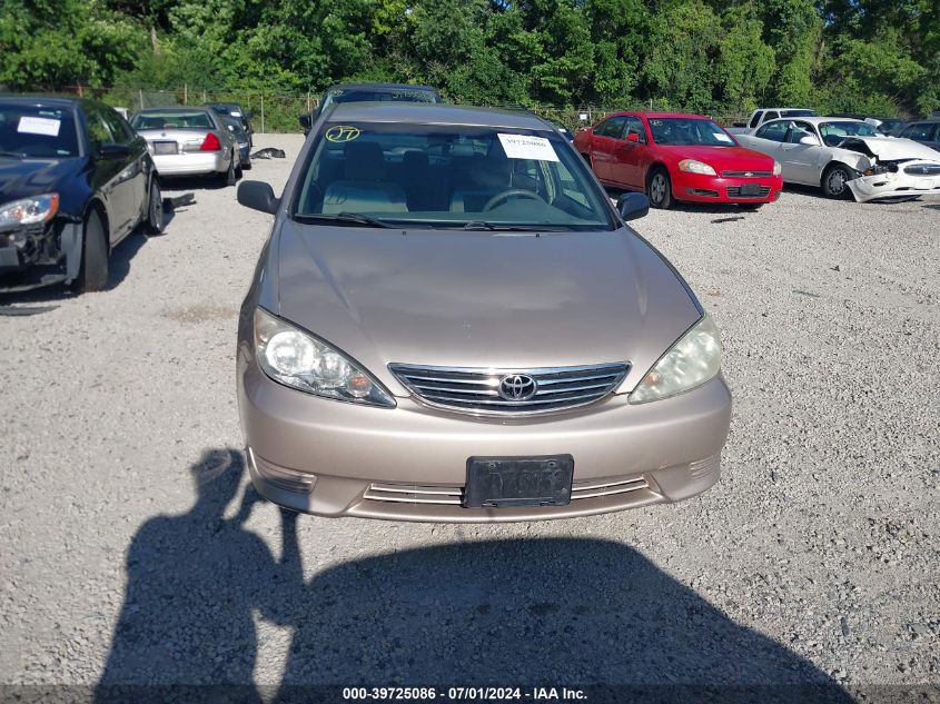 2005 Toyota Camry Std VIN: 4T1BE32K65U516322 Lot: 39725086