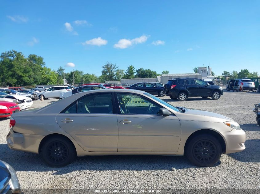 2005 Toyota Camry Std VIN: 4T1BE32K65U516322 Lot: 39725086