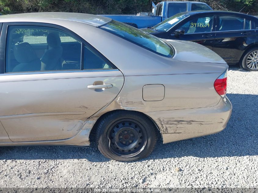 2005 Toyota Camry Std VIN: 4T1BE32K65U516322 Lot: 39725086