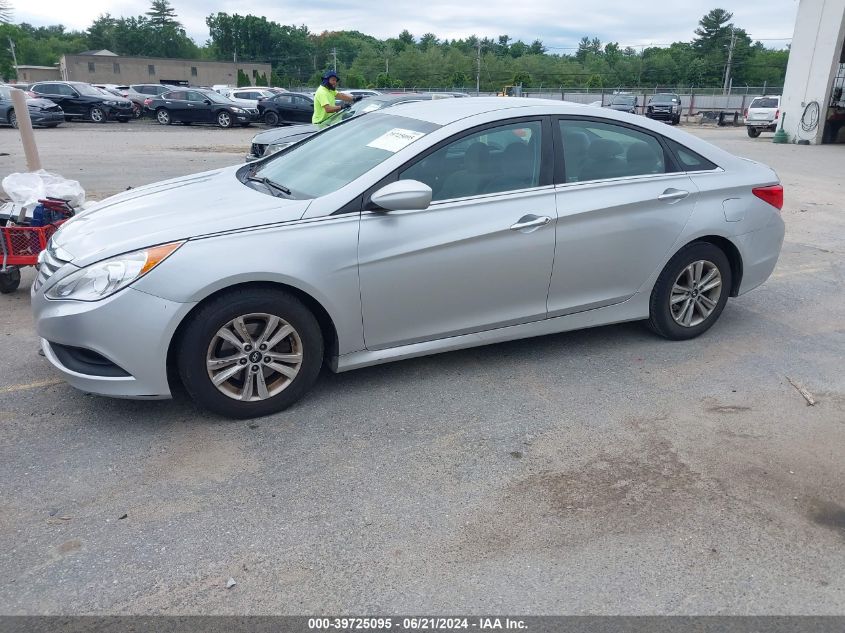 2014 Hyundai Sonata Gls VIN: 5NPEB4AC4EH857559 Lot: 39725095