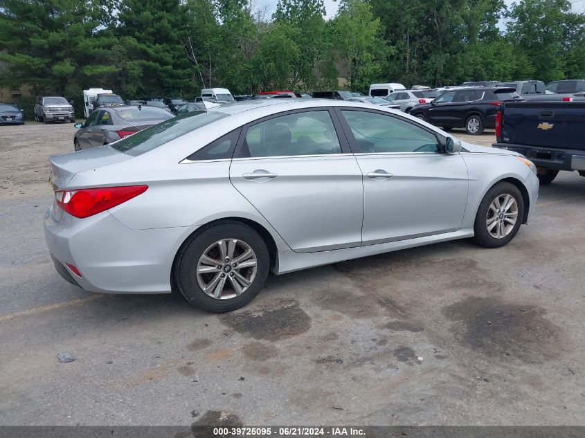 2014 Hyundai Sonata Gls VIN: 5NPEB4AC4EH857559 Lot: 39725095