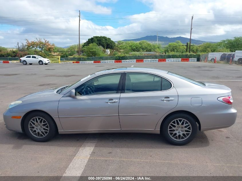 2004 Lexus Es 330 VIN: JTHBA30G345039564 Lot: 39725098