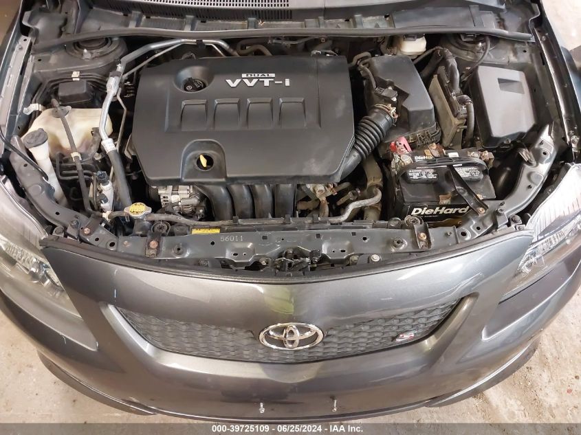 2010 Toyota Corolla S VIN: 2T1BU4EE9AC332969 Lot: 39725109