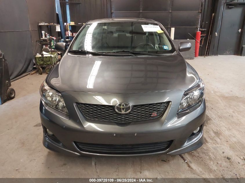 2010 Toyota Corolla S VIN: 2T1BU4EE9AC332969 Lot: 39725109