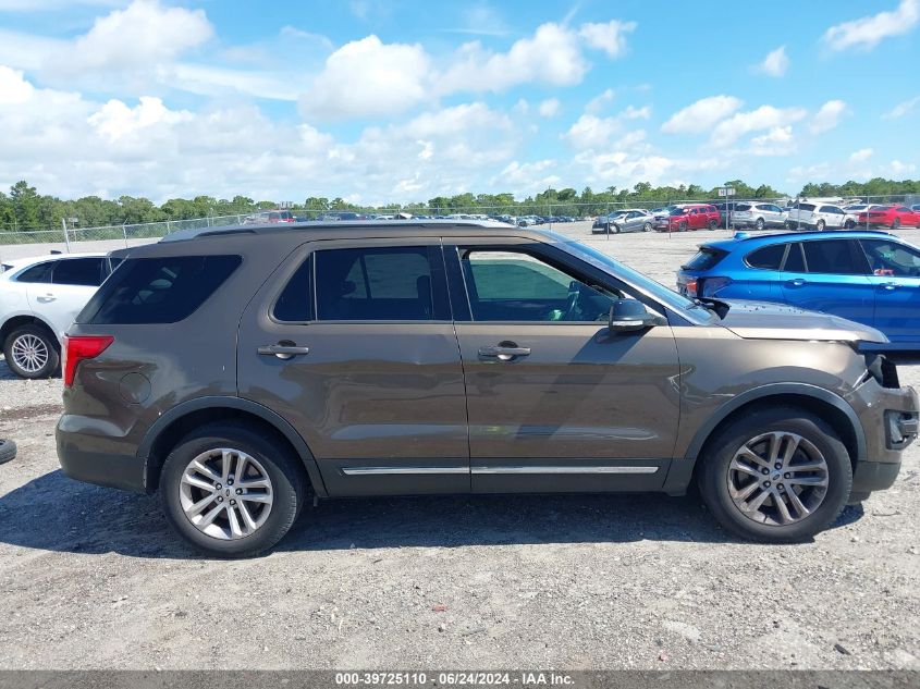 2016 Ford Explorer Xlt VIN: 1FM5K7D87GGA32109 Lot: 39725110