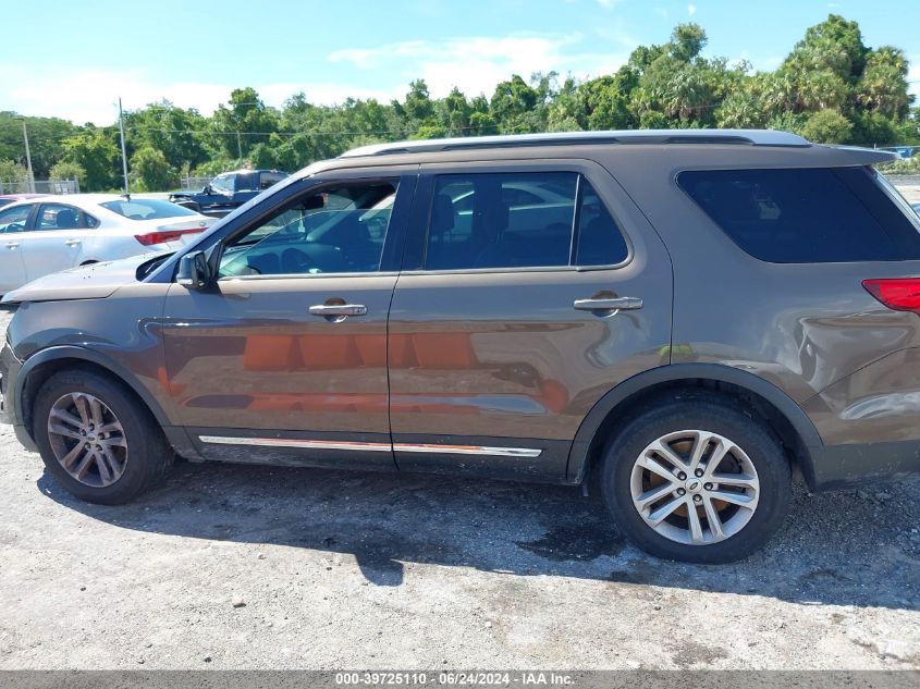 2016 Ford Explorer Xlt VIN: 1FM5K7D87GGA32109 Lot: 39725110
