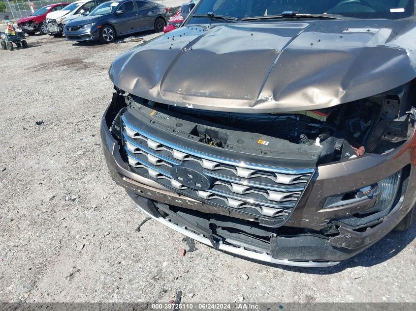 2016 Ford Explorer Xlt VIN: 1FM5K7D87GGA32109 Lot: 39725110