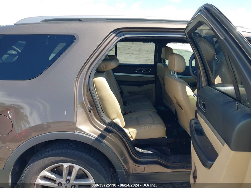 2016 Ford Explorer Xlt VIN: 1FM5K7D87GGA32109 Lot: 39725110