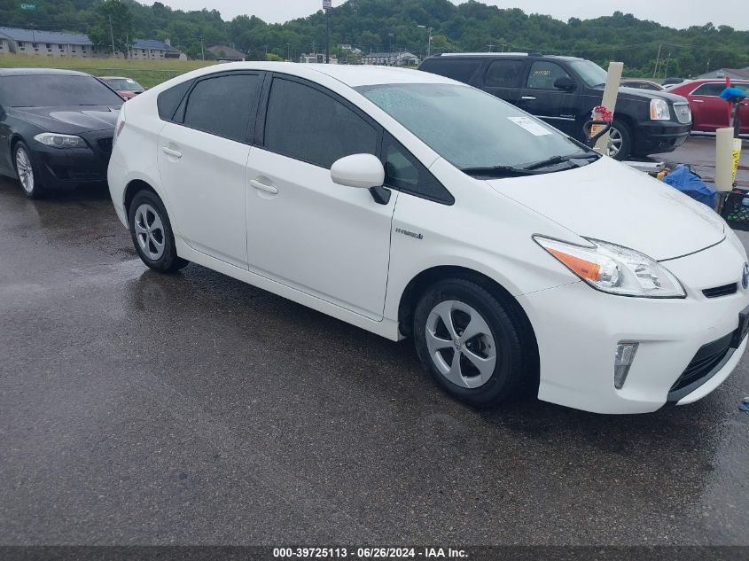 2012 Toyota Prius Three VIN: JTDKN3DU0C1571754 Lot: 39725113