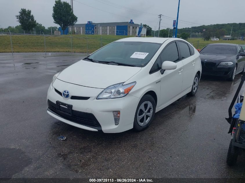 2012 Toyota Prius Three VIN: JTDKN3DU0C1571754 Lot: 39725113