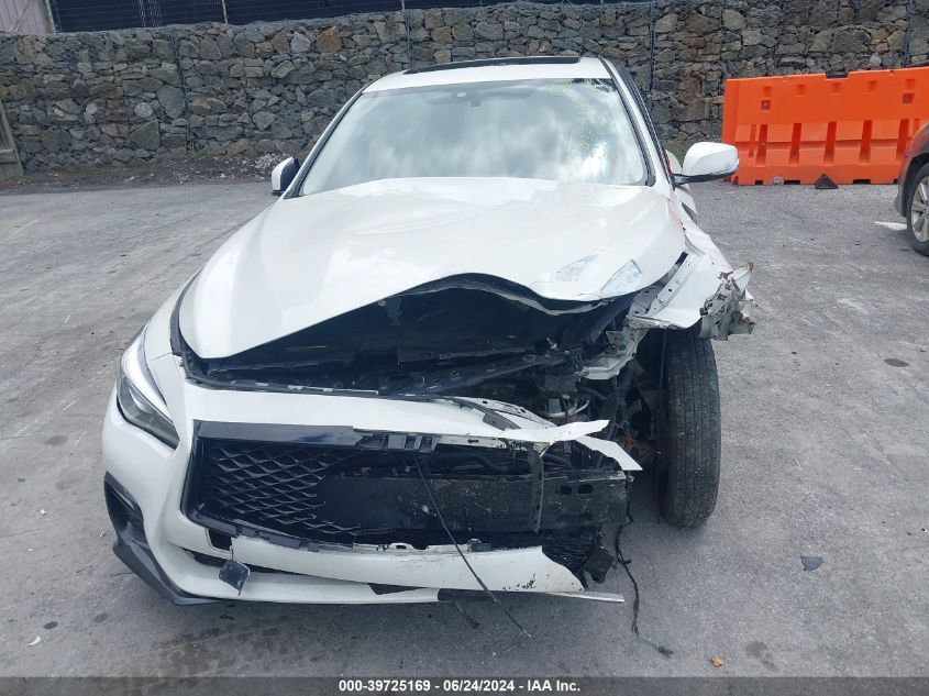 2019 Infiniti Q50 3.0T Luxe VIN: JN1EV7AR3KM552619 Lot: 39725169