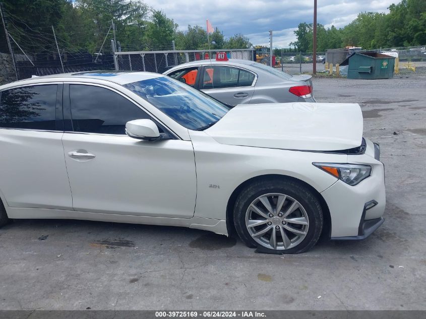 2019 Infiniti Q50 3.0T Luxe VIN: JN1EV7AR3KM552619 Lot: 39725169