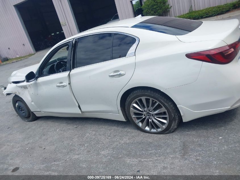 2019 Infiniti Q50 3.0T Luxe VIN: JN1EV7AR3KM552619 Lot: 39725169