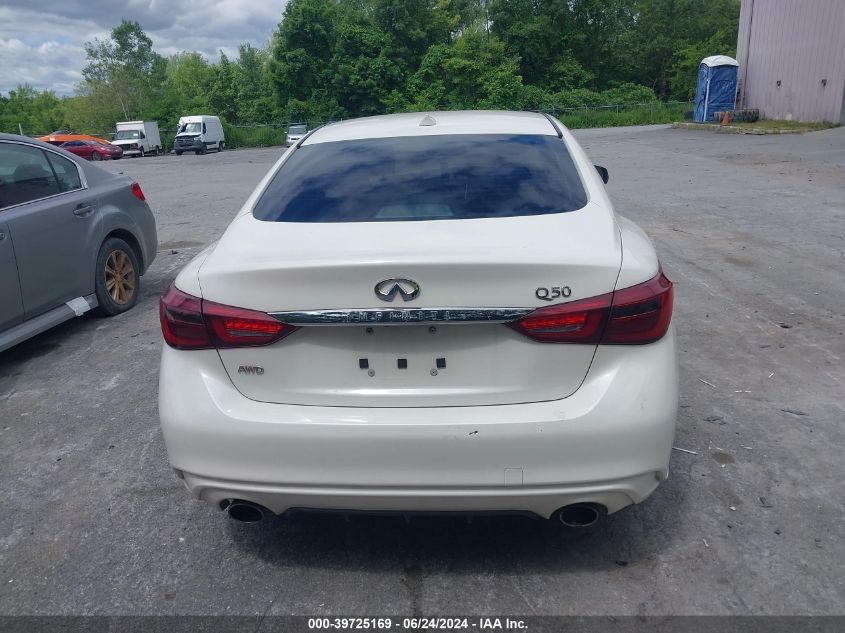 2019 Infiniti Q50 3.0T Luxe VIN: JN1EV7AR3KM552619 Lot: 39725169
