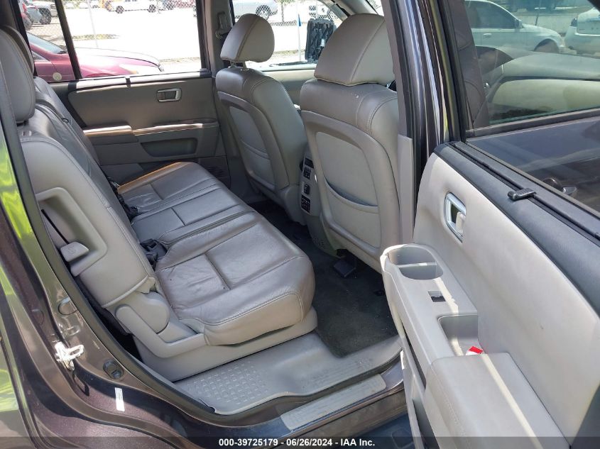 2014 Honda Pilot Touring VIN: 5FNYF4H93EB050489 Lot: 39725179