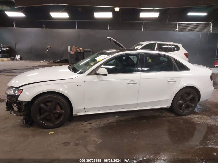 2012 Audi A4 2.0T Premium VIN: WAUFFAFL3CN011238 Lot: 39725198