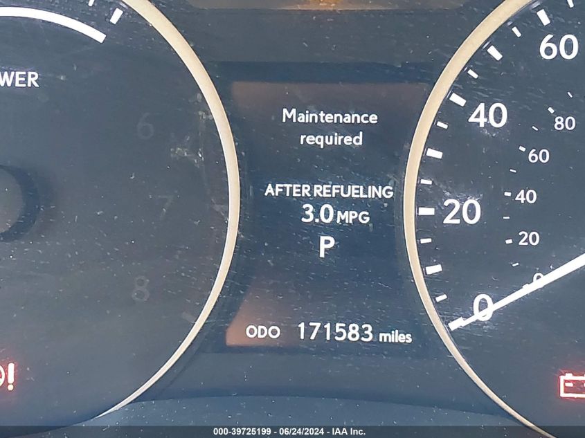 2015 Lexus Es 300H 300H VIN: JTHBW1GG3F2100797 Lot: 39725199