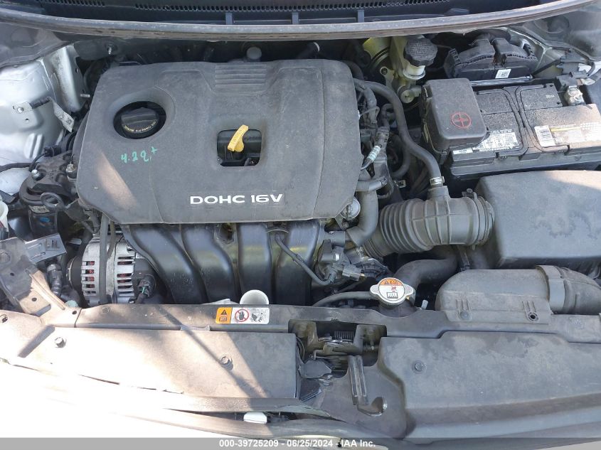 2017 Kia Forte Lx VIN: 3KPFK4A72HE052501 Lot: 39725209