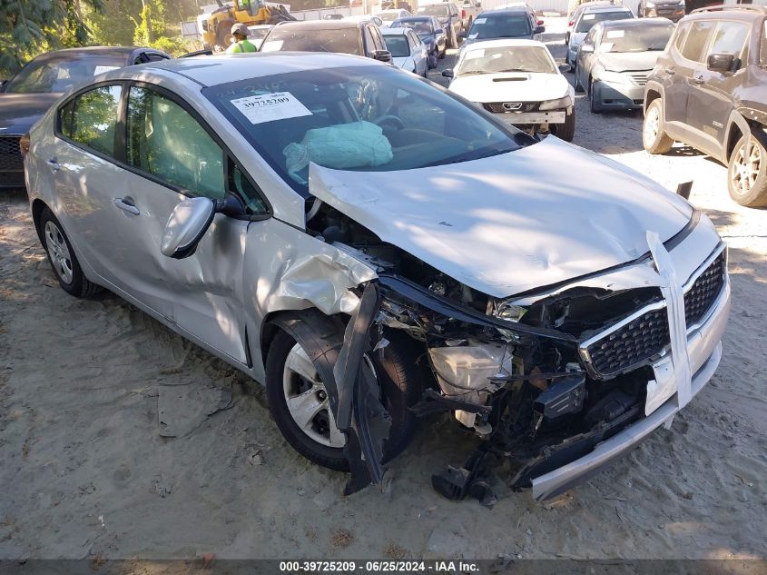 2017 Kia Forte Lx VIN: 3KPFK4A72HE052501 Lot: 39725209