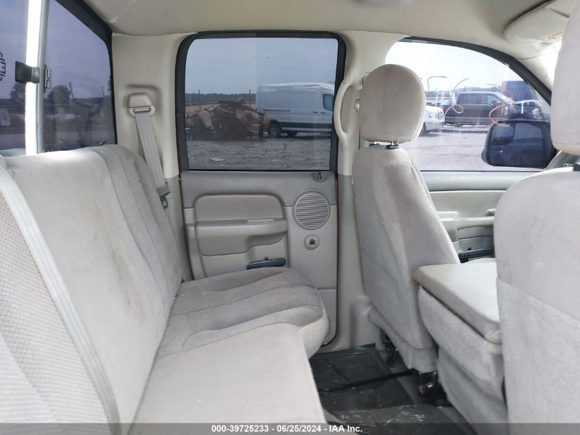 2003 Dodge Ram 1500 Slt/Laramie/St VIN: 1D7HU18D33S272335 Lot: 39725233