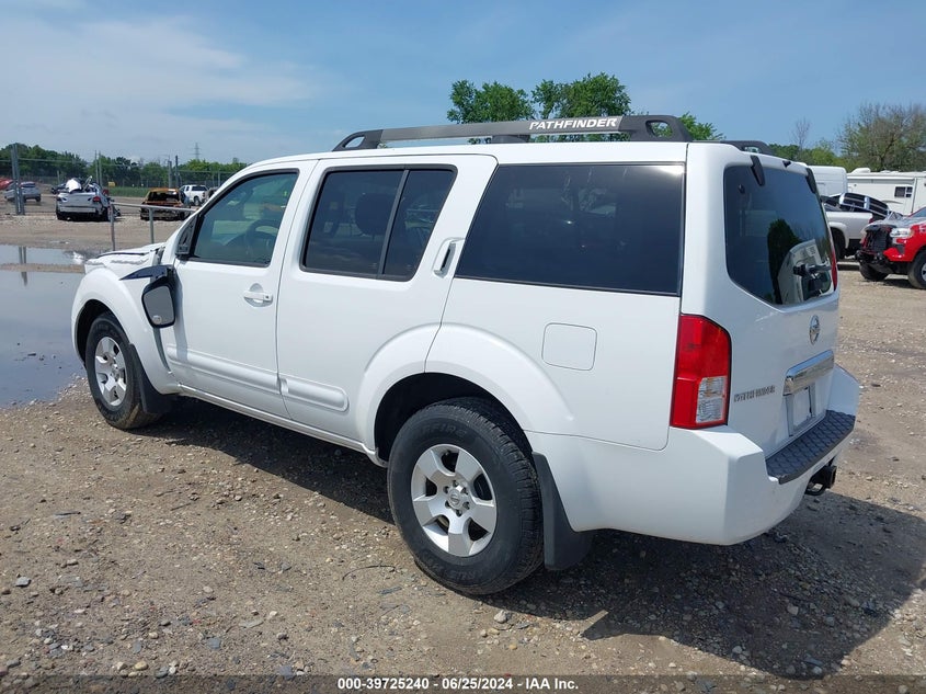 2007 Nissan Pathfinder Le/Se/Xe VIN: 5N1AR18UX7C612735 Lot: 39725240
