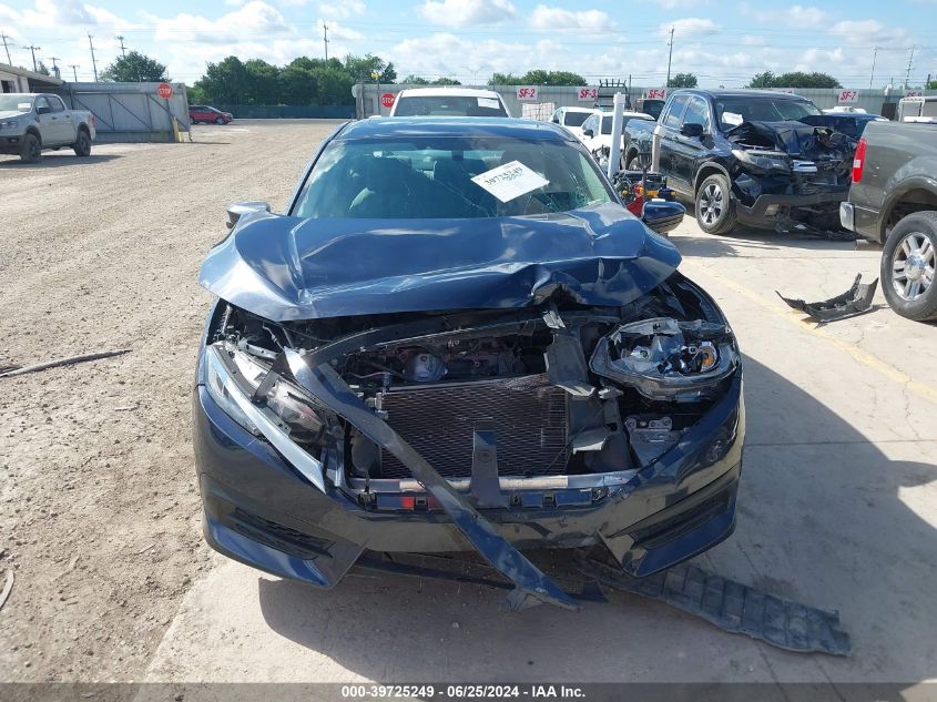 2018 Honda Civic Ex VIN: 2HGFC2F76JH550920 Lot: 39725249