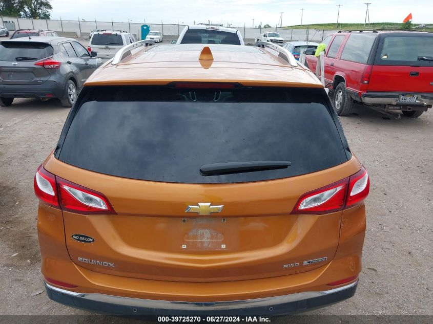 2018 Chevrolet Equinox Premier VIN: 2GNAXVEV8J6121070 Lot: 39725270