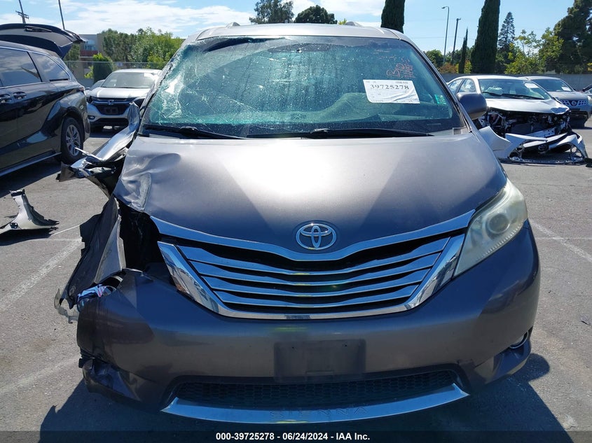 2011 Toyota Sienna Xle V6 VIN: 5TDYK3DC2BS009303 Lot: 39725278